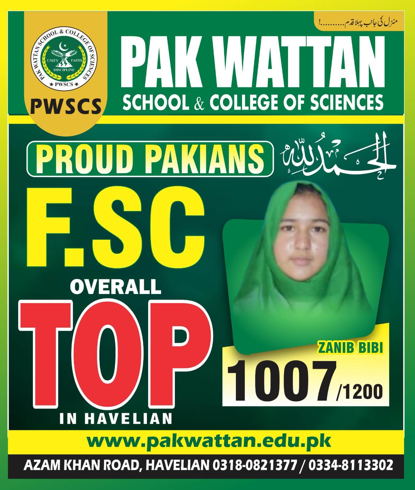 Top Positions in Havelian